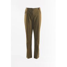 Pantalón recto Dark Khaki para mujer